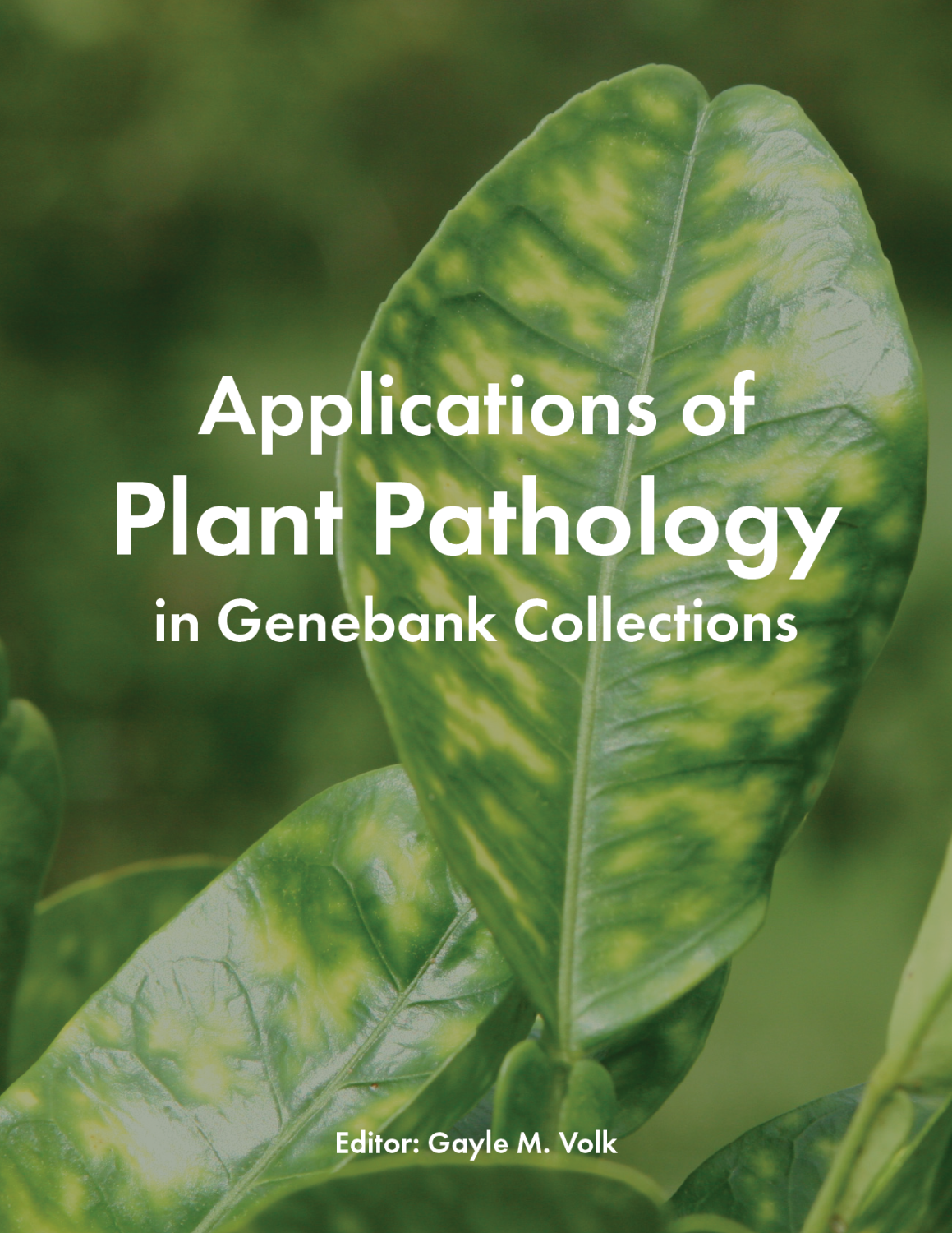Cover image for Applications of Plant Pathology in Genebank Collections