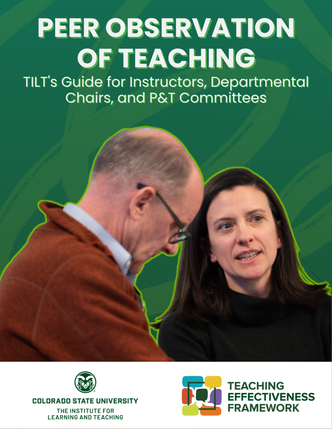 Cover image for Peer Observation of Teaching: TILT's Guide for Instructors, Departmental Chairs, and P&T Committees